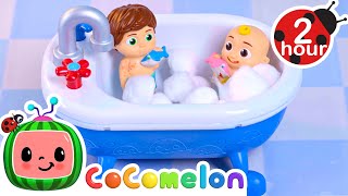 Bath Song  CoComelon Toy Play Learning  Nursery Rhymes for Babies [upl. by Derry]