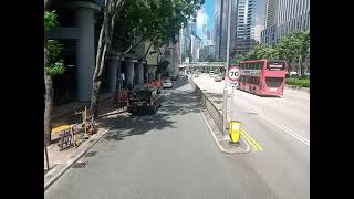 Going to Sheung Wan safetrip bustravel hkbus [upl. by Leigha]