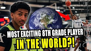 Most Exciting 8th Grader Player in the WORLD Meet 2028 Adan Diggs [upl. by Assirroc863]