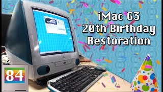 Mac84 Original Apple iMac G3 20th Birthday Restoration [upl. by Leasia516]