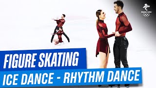 Figure Skating  Ice Dance Rhythm Dance  Full Replay  Beijing2022 [upl. by Budwig933]