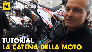 Tutorial catena della moto come regolarla per non fare disastri [upl. by Dobrinsky]