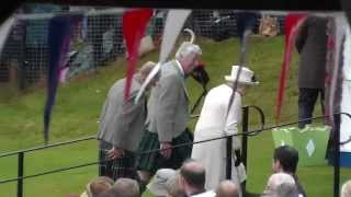 Braemar Highland Games 2014  The Queens arrival [upl. by Relyc]