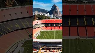 Construção do ESTÁDIO do FLAMENGO flamengo estadiodoflamengo [upl. by Seuguh]