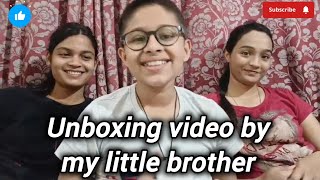 Unboxing video with my brother 🤗  vlog 15  hansika raut  firebolt watch [upl. by Nnadroj]