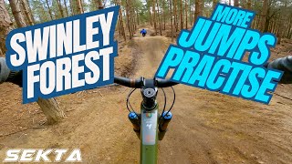 SWINLEY FOREST MTB💥More jumps practise [upl. by Beitris]