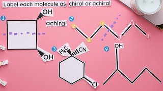 How to Find Chiral Centers amp the Difference Between Chiral vs Achiral Molecules  Organic Chemistry [upl. by Brinkema138]