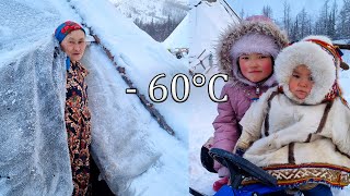 Living in Far North in winter and autumn North Nomads of Russia Ural mountains Full film [upl. by Mencher]