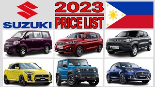 Suzuki Car Price List In The Philippines 2023 [upl. by Madelle]