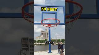 Would You Miss On A 30 Foot Tall Basketball Hoop shorts [upl. by Nancie]