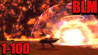 FFXIV Dawntrail ThaumaturgeBlack Mage 1 to 100 Leveling Skills Guide [upl. by Archangel]