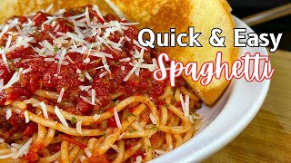 Quick and Easy Homemade Spaghetti Sauce 20 Minutes [upl. by Nyret]