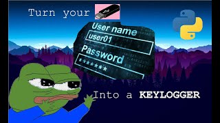 Regular USB No a Dangerous but simple Keystroke Logger 10min Python Code  HOXFRAMEWORK [upl. by Nwahsirhc]