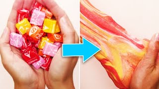 Easy Edible Slime Tutorial  Starburst Recipe  Crafty [upl. by Enelyad]