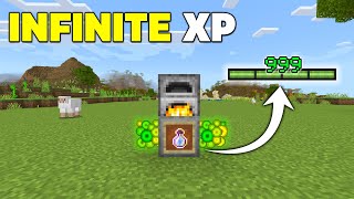 EASY XP Duplication GLITCH in Minecraft Bedrock 118 infinite [upl. by Fromma]