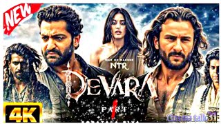 Devara part 1 full movie Hindi dubbed 2024 JrNTR  Shefli khan  Kortala shiva Hindi movie Review [upl. by Eetsim]