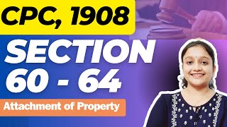 Section 60  64 CPC  Attachment of Property  Judiciary [upl. by Perlman919]