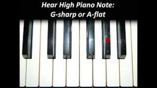 Hear Piano Note  High G Sharp or A Flat [upl. by Andrews138]