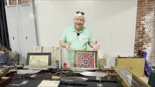 Natchez Bowie Knife amp Collectibles Show The booth of Harold Edwards of Uncommon History [upl. by Swisher]