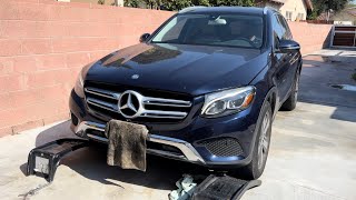 Mercedes Benz GLC300 oil change [upl. by Calypso]