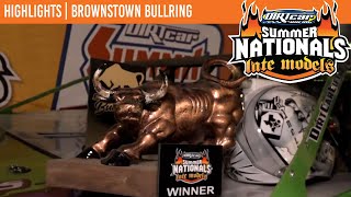 DIRTcar Summer Nationals Late Models  Brownstown Bullring  June 21 2024  HIGHLIGHTS [upl. by Notgnilliw]