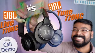 JBL Tune 770NC vs JBL Live 770NC Comparison Review  Bluetooth Noise Cancelling Headphones Review [upl. by Alleb90]