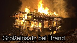 🔥 Vollbrand von Wohnhaus in Oberau 🚒 [upl. by Genia]