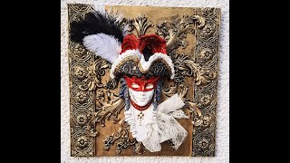 Anleitung Venezianische Maske  Instructions Venetian mask [upl. by Janek]