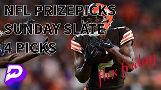 NFL PRIZEPICKS  WEEK 5 SUNDAY MAIN SLATE  FLEX FRIDAY  4 FREE PLAYER PROPS [upl. by Aryamoy]