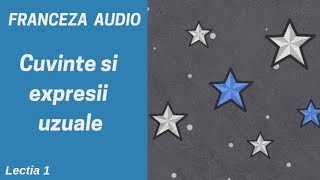 Franceza AUDIO 1  Cuvinte si expresii uzuale in franceza 2019 [upl. by Pizor]