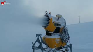 Yapay kar üretme makinası nasıl kar üretirHow artificial snow making machine produces profit [upl. by Calvert474]