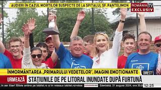 Primarul din Bușteni Emanoil Savin condus pe ultimul drum [upl. by Lotte]