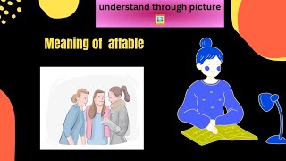 affable ka Hindi meaning  affable ka kya matlab hota hai [upl. by Copp891]