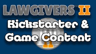 LAWGIVERS II  A Political Sandbox Game  Kickstarter and Game Content [upl. by Elkin]