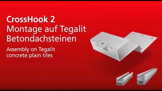 K2 PV Montagehalter für Braas Tegalit  Betondachziegel  alkaSOL GmbH [upl. by Assedo]