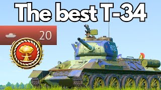 T3485 Gai  The Best T34 In War Thunder [upl. by Tamqrah]