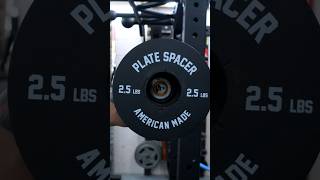 Abmat Plate Spacers in the gym  home gym hacks [upl. by Borman]