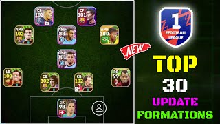 Top 30 New Unique Formations Update In eFootball 2024 Mobile  New Formations In eFootball 2024 🤩🔔 [upl. by Arised]