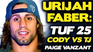 Urijah Faber talks Awkwardness of TUF 25 Drama Predicts Cody Garbrandt vs TJ Dillashaw [upl. by Swisher]