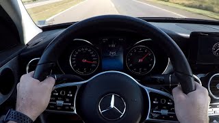 MERCEDESBENZ C180 2019  TOP SPEED [upl. by Niwde792]