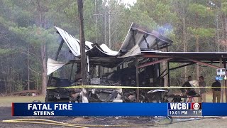 Fatal fire investigation is underway in Steens [upl. by Caine]