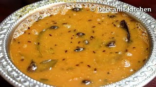 Hyderabadi Khatti dal recipe Authentic Hyderabadi khatti dal recipe [upl. by Llertrac]