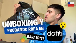 UNBOXING amp PROBANDO ROPA en DAFITI en CHILE 🇨🇱🛍 ES BARATO🤑 [upl. by Sheryl]