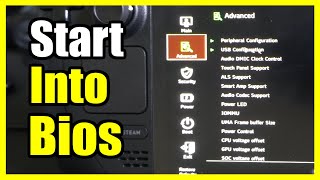 How to Start your Steam Deck into the Bios Menu for Setup Utility or Boot Manager Easy Method [upl. by Romina]