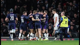 Short Highlights England v Scotland  Guinness Six Nations [upl. by Ecirpak]