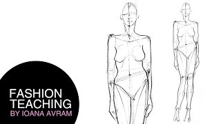 How to do fashion sketches step by step [upl. by Haral]