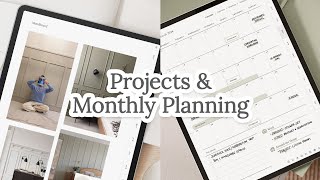 Plan with Me  Monthly amp Project Planning with the Dash Planner [upl. by Naillig371]