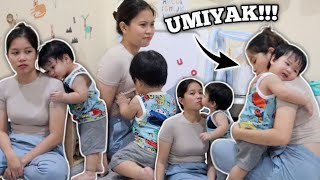 Ignoring Pablo my baby prank Umiyak siya 😫🤷‍♀️  Jam V [upl. by Dranik]