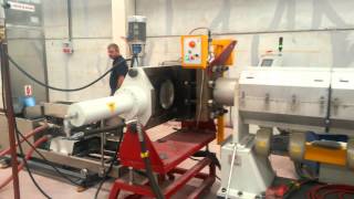 ÇİFT FİLTRELİ EXTRUDER  DOUBLE PLATE SCREEN CHANGER EXTRUDER [upl. by Attenoj]