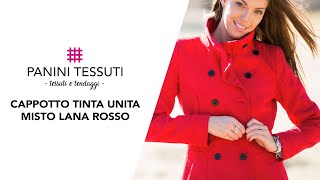 Cappotto in Misto Lana Rosso per colorare il tuo Inverno [upl. by Ettolrahs]